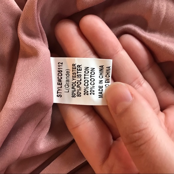 LAST 1! Crescent “Cindy” Babydoll Dress Dusty Rose - Picture 7 of 8